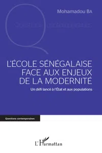 L'école sénégalaise face aux enjeux de la modernité_cover