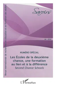 Les Écoles de la deuxième chance, une formation au lien et à la différence_cover