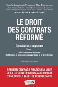 Droit des contrats réformé_cover