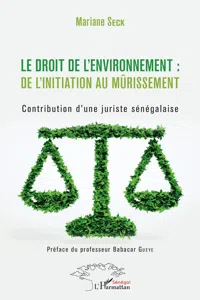 Le droit de l'environnement : de l'initiation au mûrissement_cover