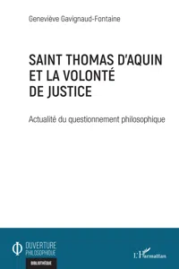 Saint Thomas d'Aquin et la volonté de justice_cover