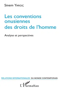 Les conventions onusiennes des droits de l'homme_cover