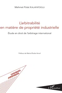 L'arbitrabilité en matière de propriété industrielle_cover