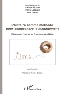 L'histoire comme méthode pour comprendre le management_cover