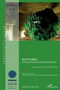 Ruptures : explorations pluridisciplinaires_cover