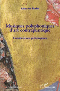 Musiques polyphoniques d'art contrapuntique_cover