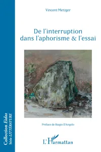 De l'interruption dans l'aphorisme et l'essai_cover