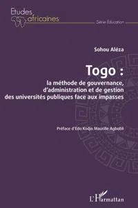 Togo : la méthode de gouvernance, d'administration et de gestion des universités publiques face aux impasses_cover