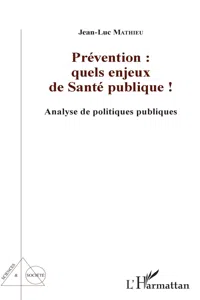 Prévention : quels enjeux de Santé publique !_cover