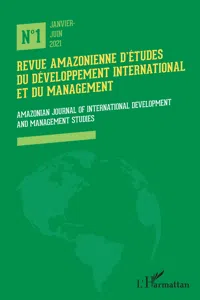 Revue amazonienne d'études du développement international et du management_cover