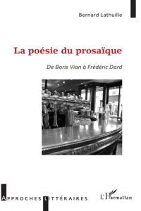 La poésie du prosaïque_cover