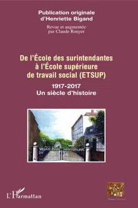 De l'école des surintendantes à l'École supérieure_cover