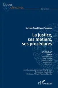 La justice, ses métiers, ses procédures 4è édition_cover