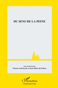 Du sens de la peine_cover