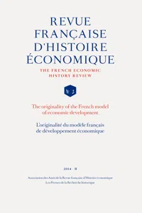 L'originalité du modèle français de développement économique_cover