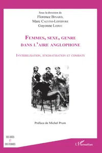 Femmes, sexe, genre dans l'aire anglophone_cover