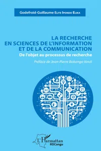 La recherche en sciences de l'information et de la communication_cover