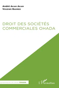 Droit des sociétés commerciales OHADA_cover