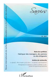 Fabriquer des managers, des patrons ou des dirigeants_cover