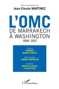 L'OMC De Marrakech à Washington_cover