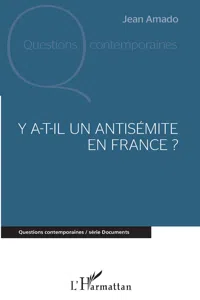 Y a-t-il un antisémite en France ?_cover