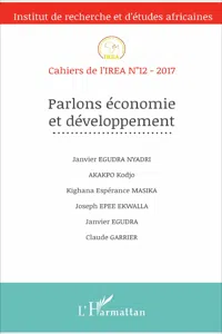 Parlons économie et développement_cover