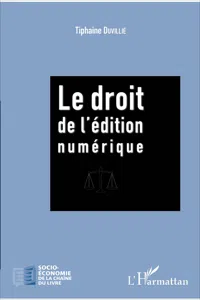 Le droit de l'édition numérique_cover