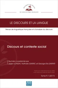 Discours et contexte social_cover