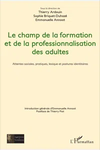 Le champ de la formation et de la professionnalisation des adultes_cover