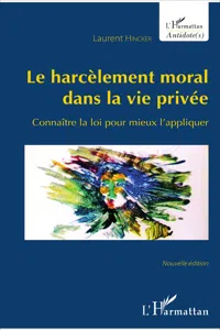 Le harcèlement moral dans la vie privée_cover