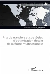 Prix de transfert et stratégies d'optimisation fiscale de la firme multinationale_cover