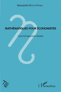 Mathématiques pour économistes_cover