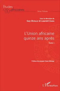 L'Union africaine quinze ans après Tome 1_cover