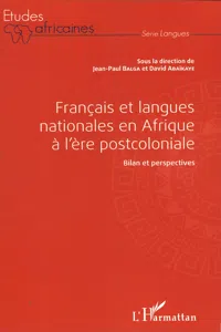 Français et langues nationales en Afrique à l'ère postcoloniale_cover