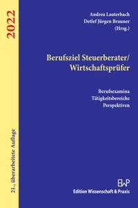 Berufsziel Steuerberater-Wirtschaftsprüfer 2022._cover