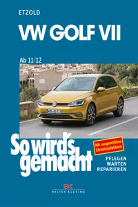 VW Golf VII ab 11/12_cover