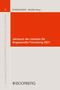 Jahrbuch des Instituts für Angewandte Forschung 2021_cover