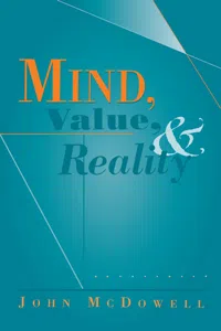 Mind, Value, and Reality_cover