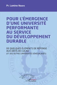 Pour l'émergence d'une université performante au service du développement durable_cover