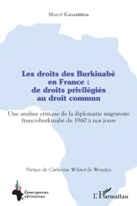 Les droits des Burkinabè en France : de droits privilégiés au droit commun_cover