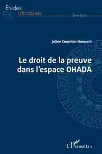 Droit de la preuve dans l'espace OHADA_cover