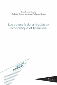 Les objectifs de la régulation économique et financière_cover