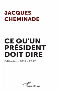 Ce qu'un président doit dire_cover