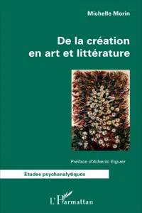 De la création en art et littérature_cover