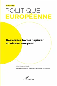 Gouverner l'opinion au niveau européen_cover