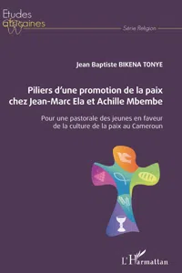 Piliers d'une promotion de la paix chez Jean-Marc Ela et Achille Mbembe_cover