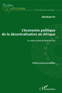 L'économie politique de la décentralisation en Afrique_cover