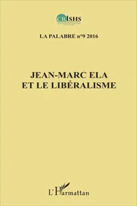 Jean-Marc Ela et le libéralisme La Palabre 9_cover