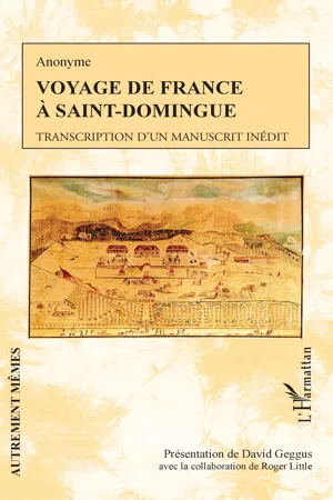 Voyage de France à Saint-Domingue