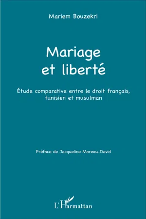 Mariage et liberté